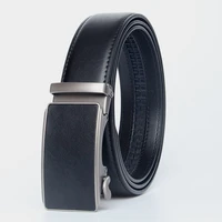 fashion mens and women belts new trend light body leather cowhide belt zinc alloy automatic buckle luxury genuine leather belt