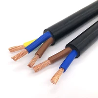 5 meters rvv copper wire sheath line 2 3 core 1 1 5 2 5 4 6mm cable outdoor flexible wire