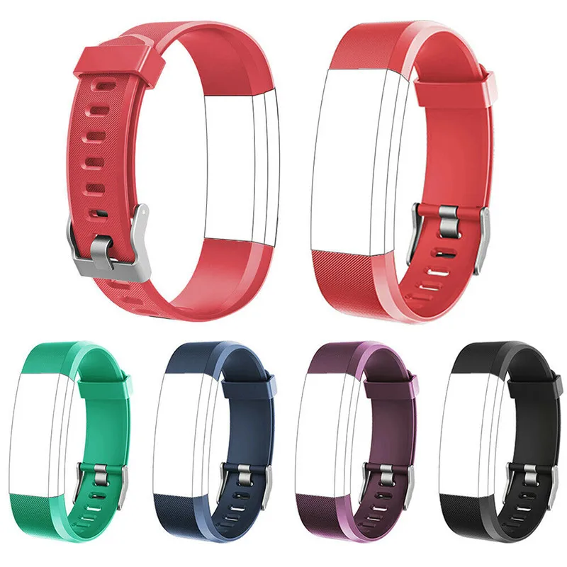 Сменный ремешок LYKRY 115 Plus силиконовый для часов запасные наручные