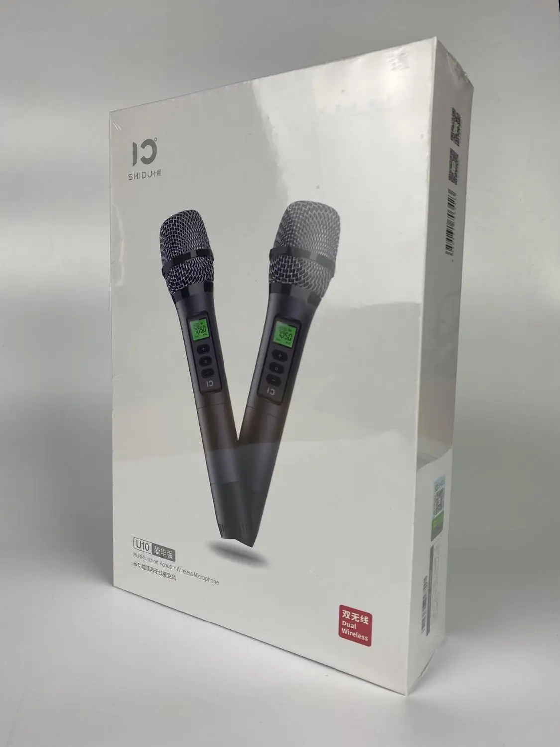 Профессиональный UHF караоке беспроводной микрофон профессиональный портативный