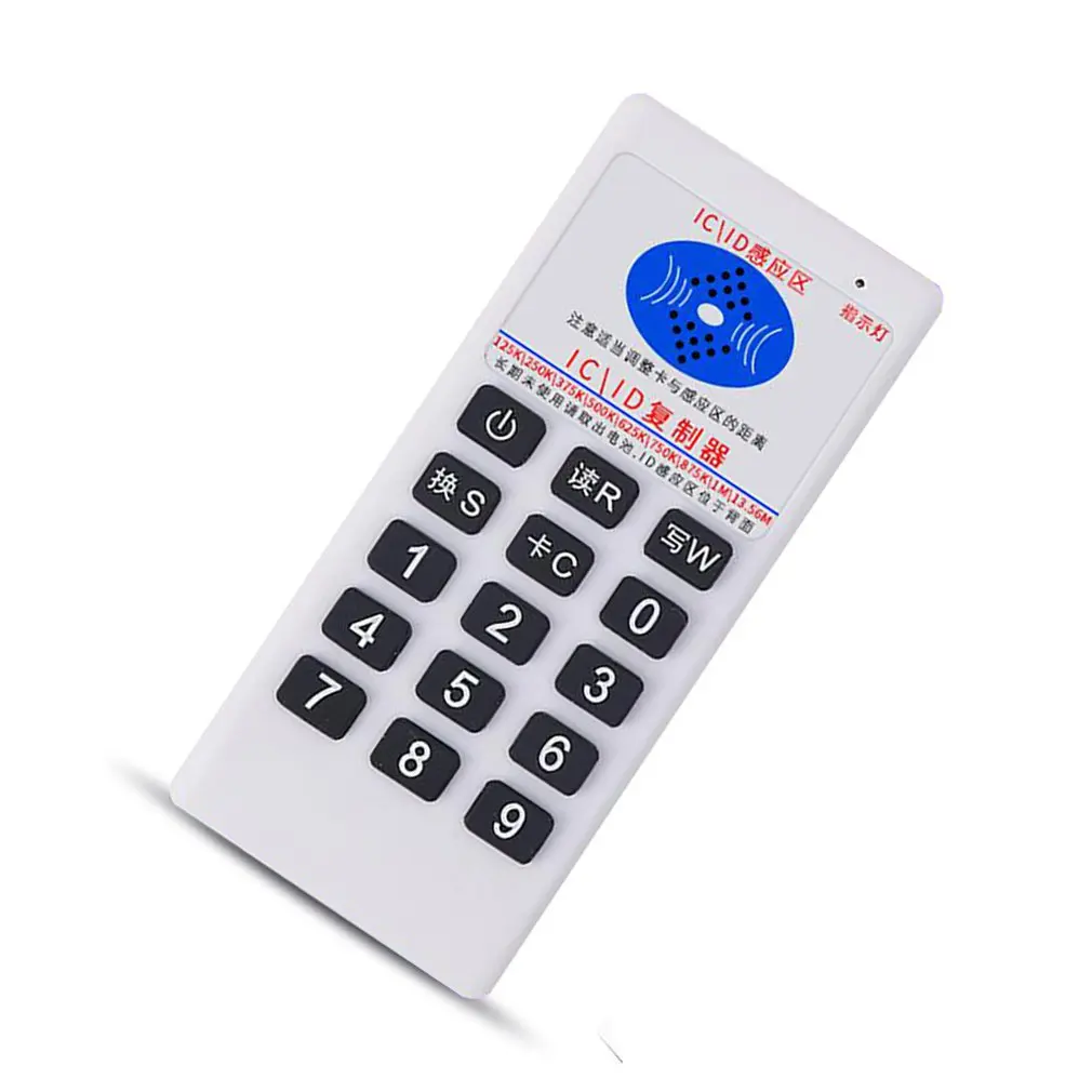 

ID/IC Card Copier Handheld Multifrequency 125/250/375/500KHZ Copier Duplicator ID/IC Card Smart Reader Writer Card Replicator