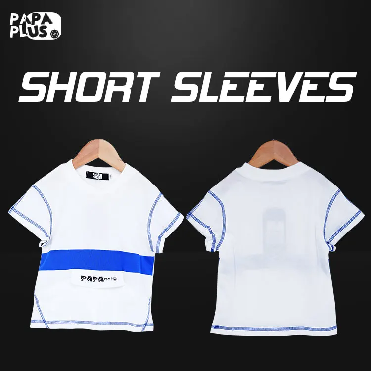 

Papaplus children's casual fashion T-shirt