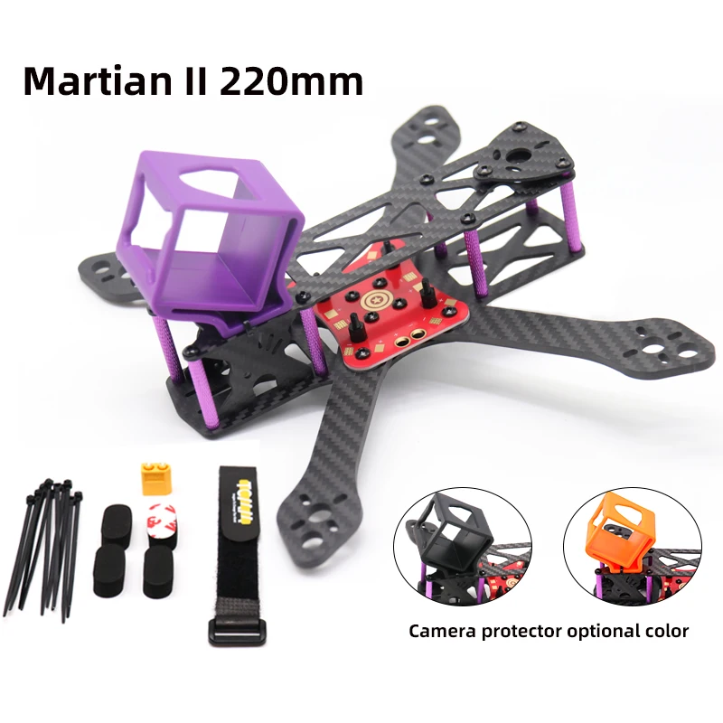 

TCMMRC FPV Frame Kit Martian II Wheelbase 220mm 4mm Arm Carbon Fiber for Racing Drone kit Quadcopter