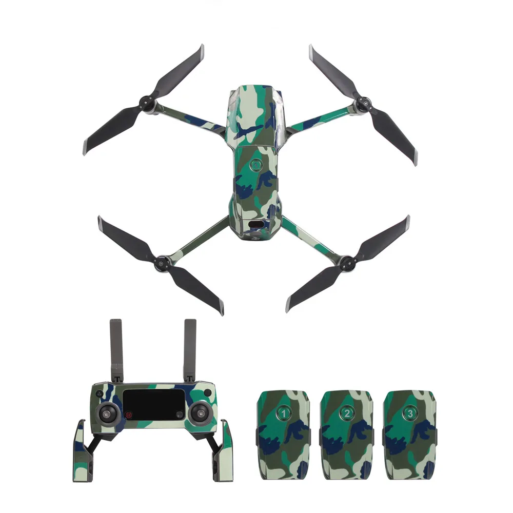 ПВХ Наклейка кожи стикер на полную длину для DJI Mavic 2 Pro/Zoom Drone Защитная пленка тела +