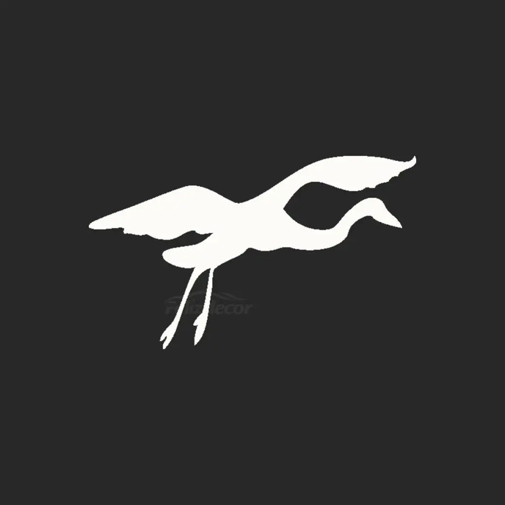 Автомобильные Виниловые стикеры в виде лебедя для окон дверей заднего лобового