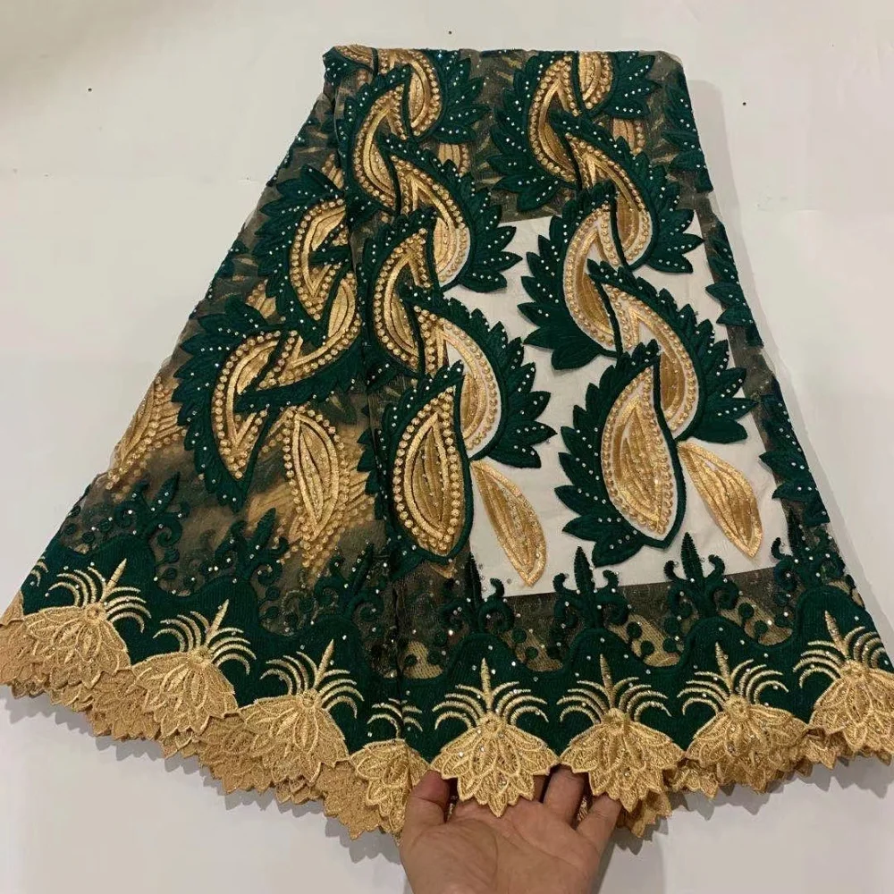 Африканский шнур гипюр кружевная ткань Высокое качество молочный шелк кружево