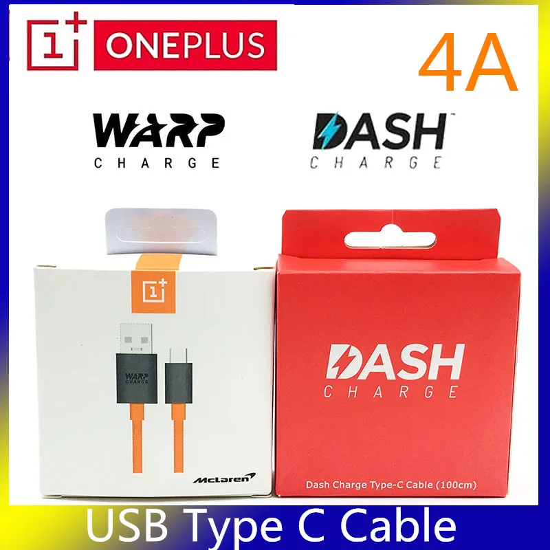 Оригинальное зарядное устройство 7T Oneplus USB-кабель типа C кабель 4A для быстрой