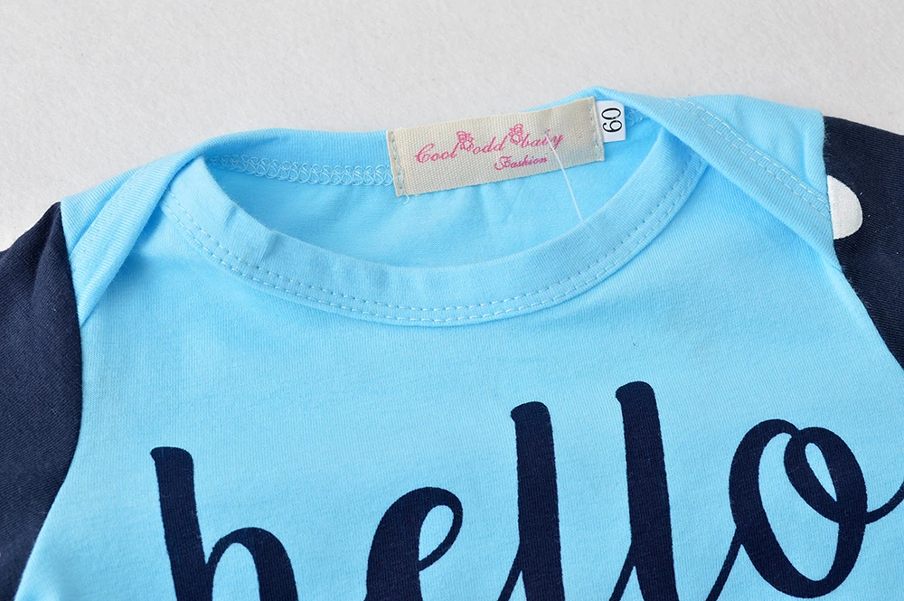 Новый комплект одежды из 3 предметов для новорожденных мальчиков топы с длинными