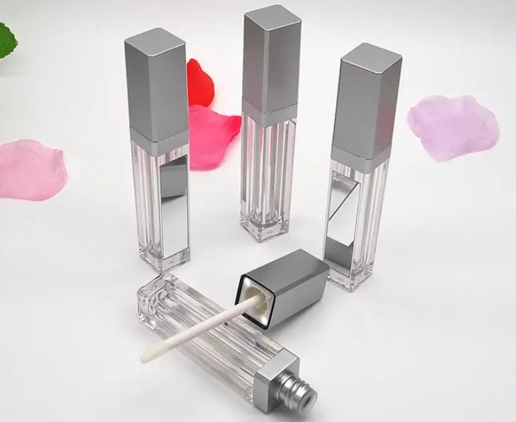 1 шт. светодиодная акриловая трубка для губ 7 мл глазурь с зеркалом акриловый блеск со светодиодной