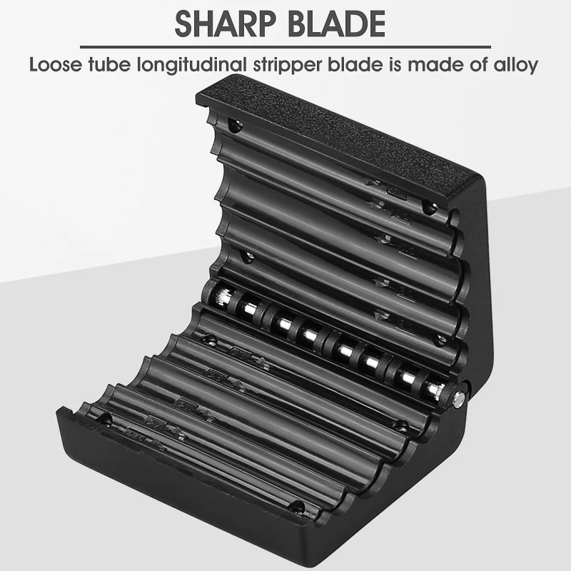 Fiber Loose Tube Slitter Cable Jacket Sheath Slitter Fiber Optic Tool 4.5mm-11mm Longitudinal Beam Tube Stripper