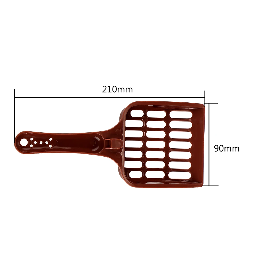 

Cat Litter Shovel Pet Cleanning Tool Plastic Scoop Dog Food Spoons Random Color