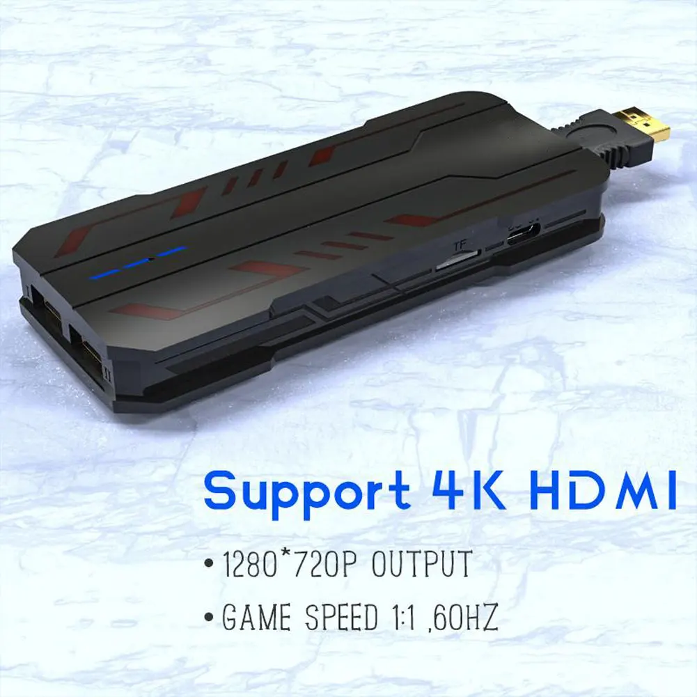 

4K HD Video Game Console 2.4G Double Wireless Controller For PS1/FC/GBA Retro TV Game Console built-in 5200 classic games