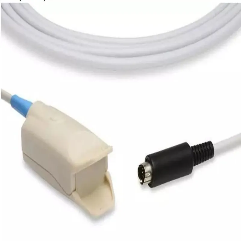 Датчик SpO2 совместимый с BIOSYS BPM300 зажим для пальца взрослых 6 контактный разъем