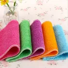 Тряпка для посуды, бамбуковое волокно, 1 шт., высокоэффективное антижировое полотенце для мытья, чистящая тряпка для кухни, 6 цветов, аксессуары для дома