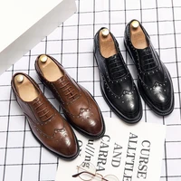 rivet large size oxford shoes office business luxury mens brogue loafers men carved luxurious high quality brand summer