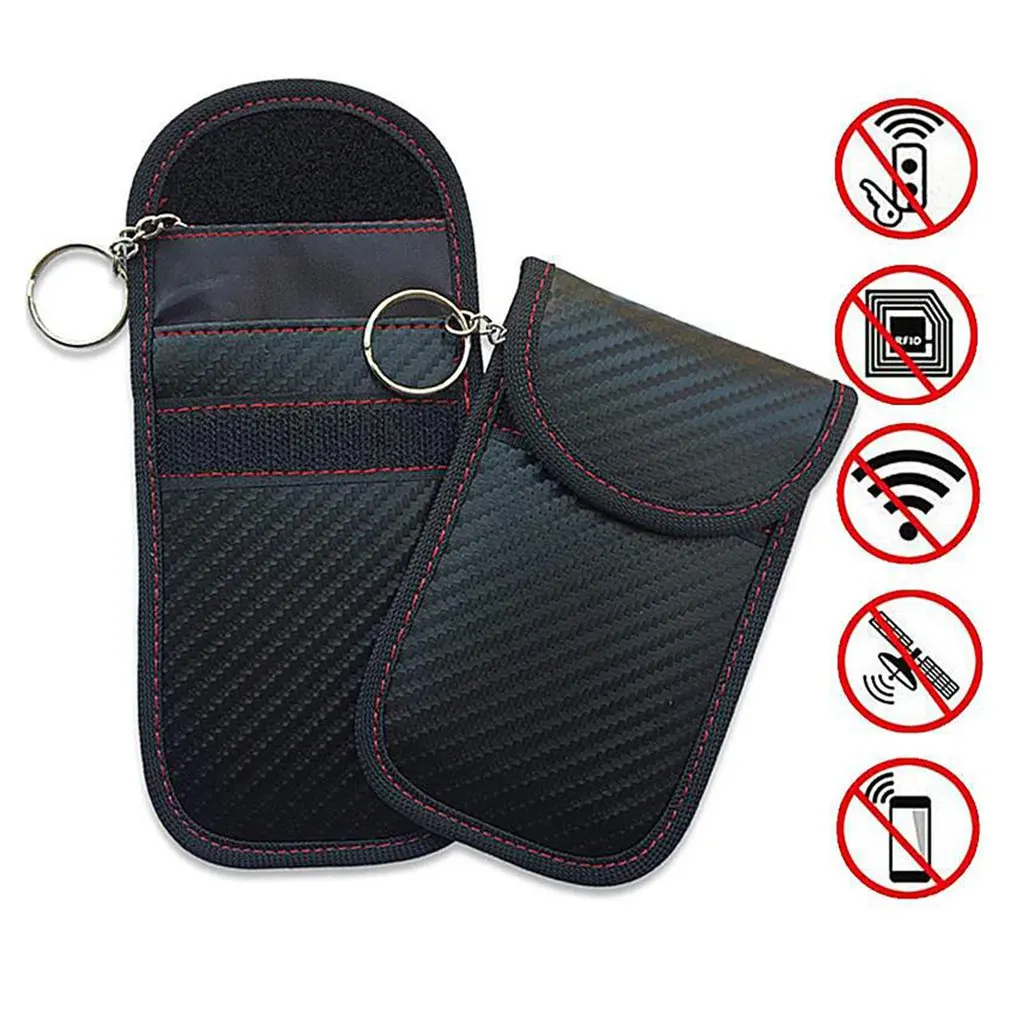 

Car Key Signal Blocker Faraday Bag Keyless Fob RFID Blocking Pouch Case