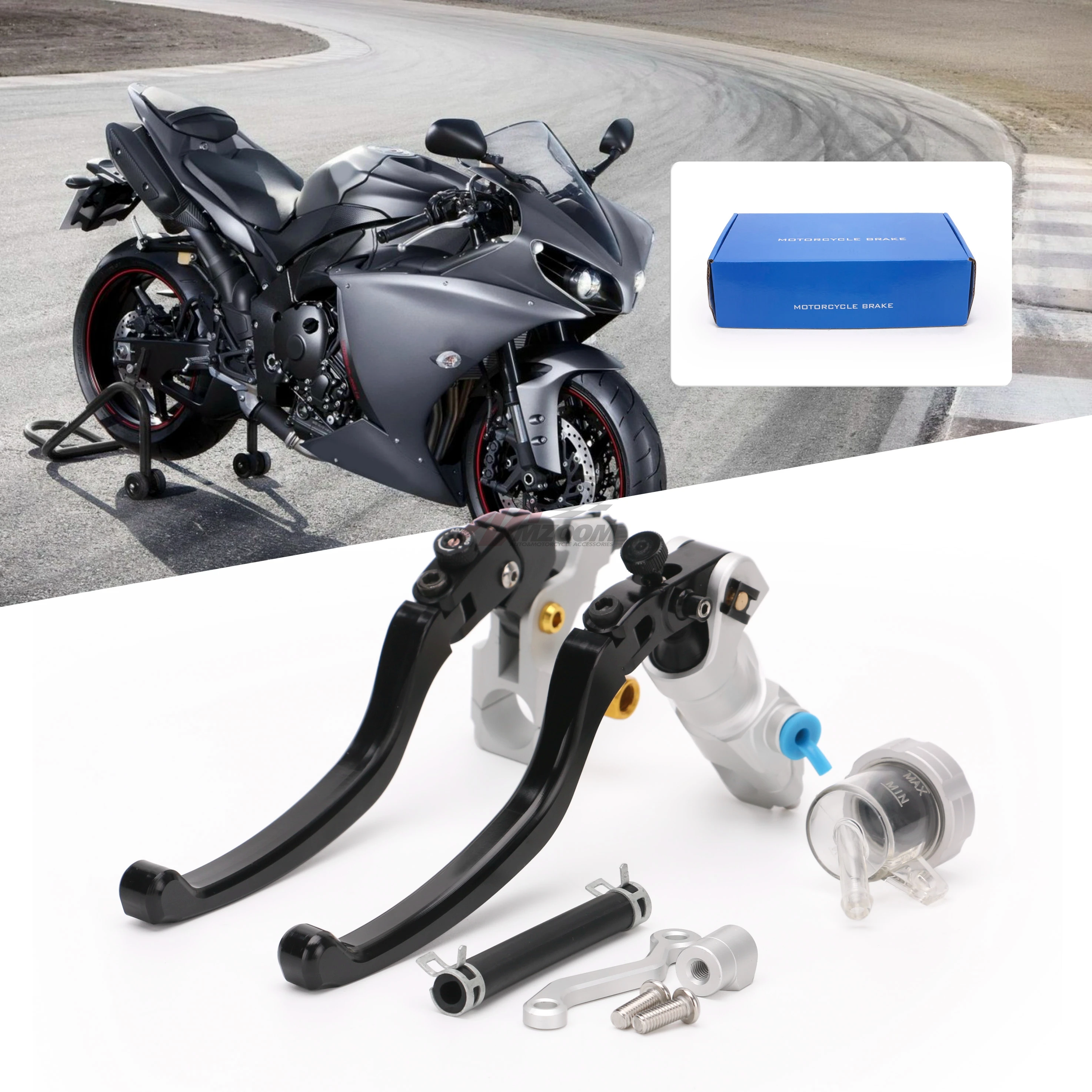 Универсальный тормозной насос для мотоцикла Honda Yamaha Kawasaki Suzuki главный цилиндр