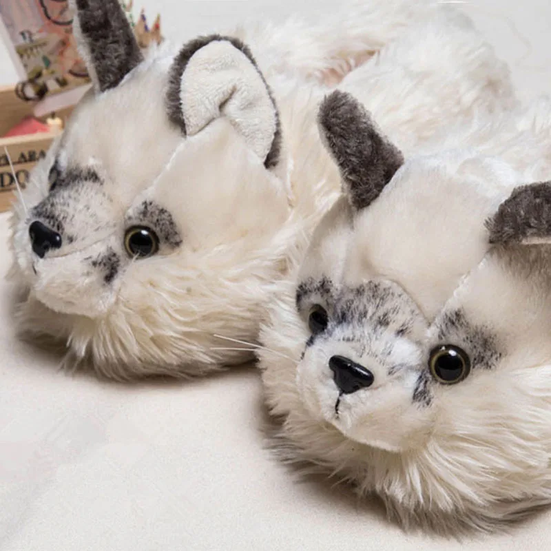 ?? ペルシャ猫ホームスリッパ Pantoffels 女性男性綿屋内スリッパ靴冬愛好バッグ厚底ホーム靴