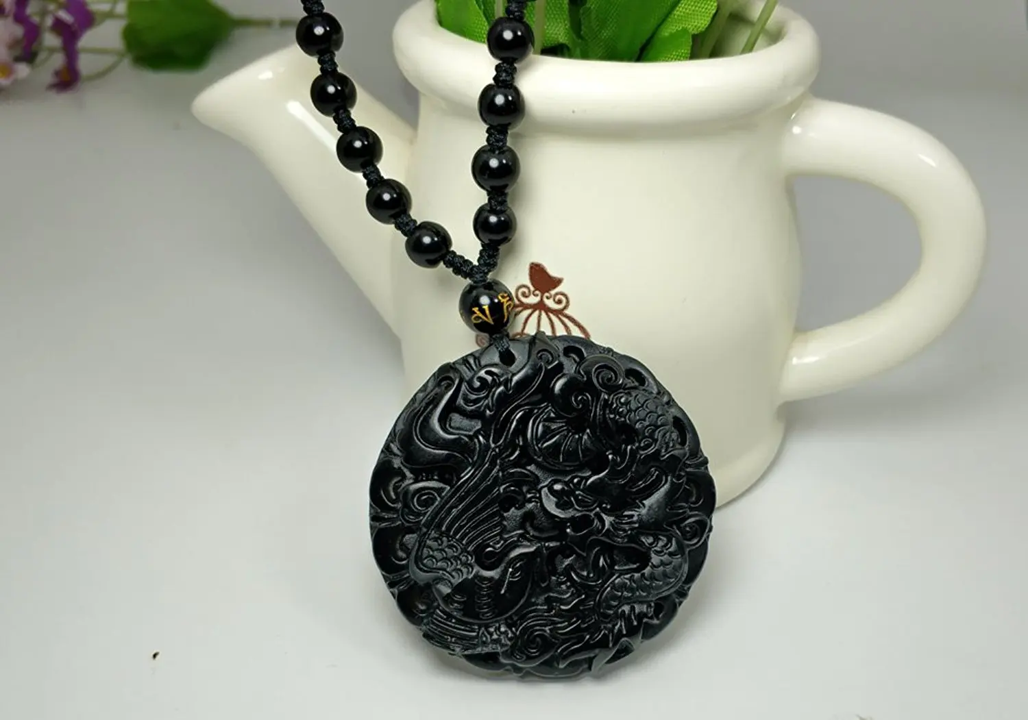 LETSFUN изысканное ювелирное изделие модный Дракон ожерельлье Феникса из