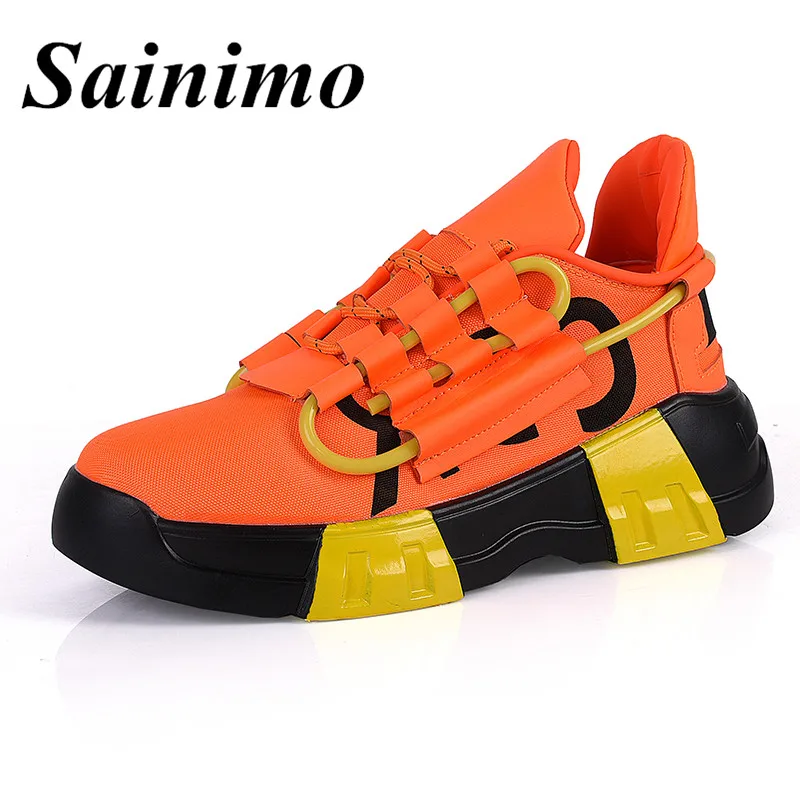 2019 Fashion Height Increasing Men Casual Shoes Hot Sale Dad sneakers breathable Chunky Sneakers zapatos hombre | Обувь