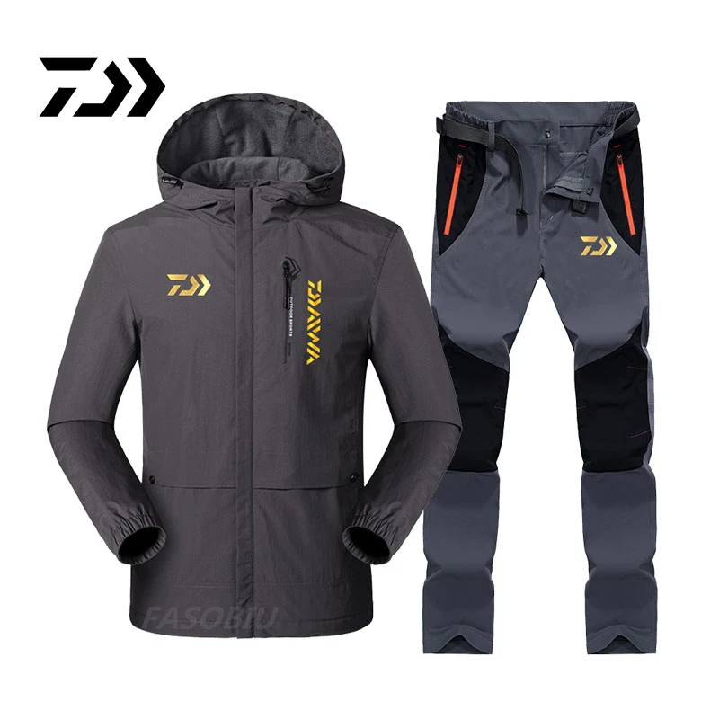 

2020 Daiwa Sports Outdoor Fishing Clothing Quick-drying Pants Men's Thin Fishing Suit Breathable Sunscreen Hiking Fishing Jacket