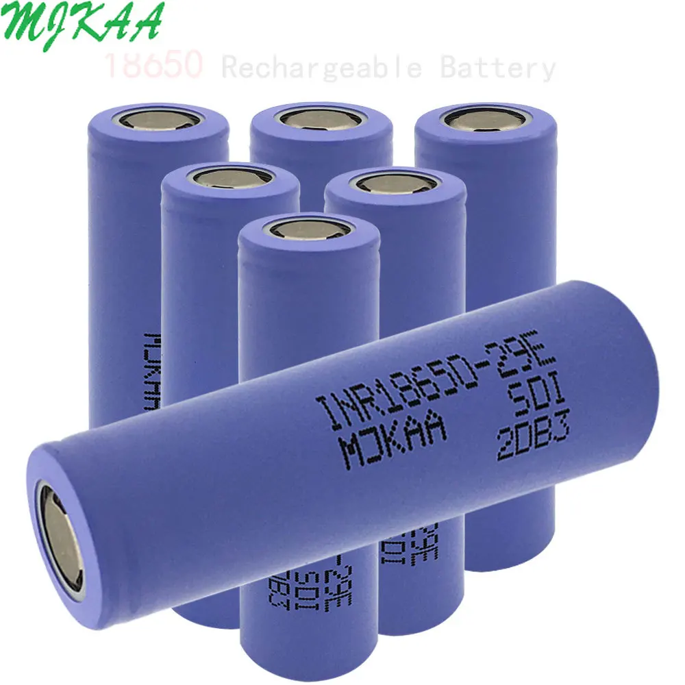 MJKAA 10/12/20 шт 2900 мА/ч 18650 3 7 V литиевая Перезаряжаемые Батарея NCR18650PF INR18650 29E
