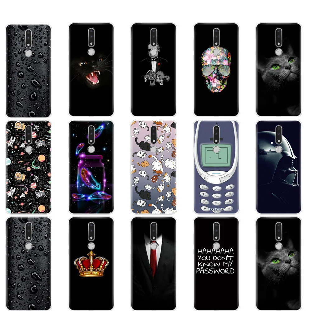 For Nokia 3.1 Plus Case Silicone Soft tpu Back Cover for Nokia3.1 2018 phone protective coque bumper | Мобильные телефоны и