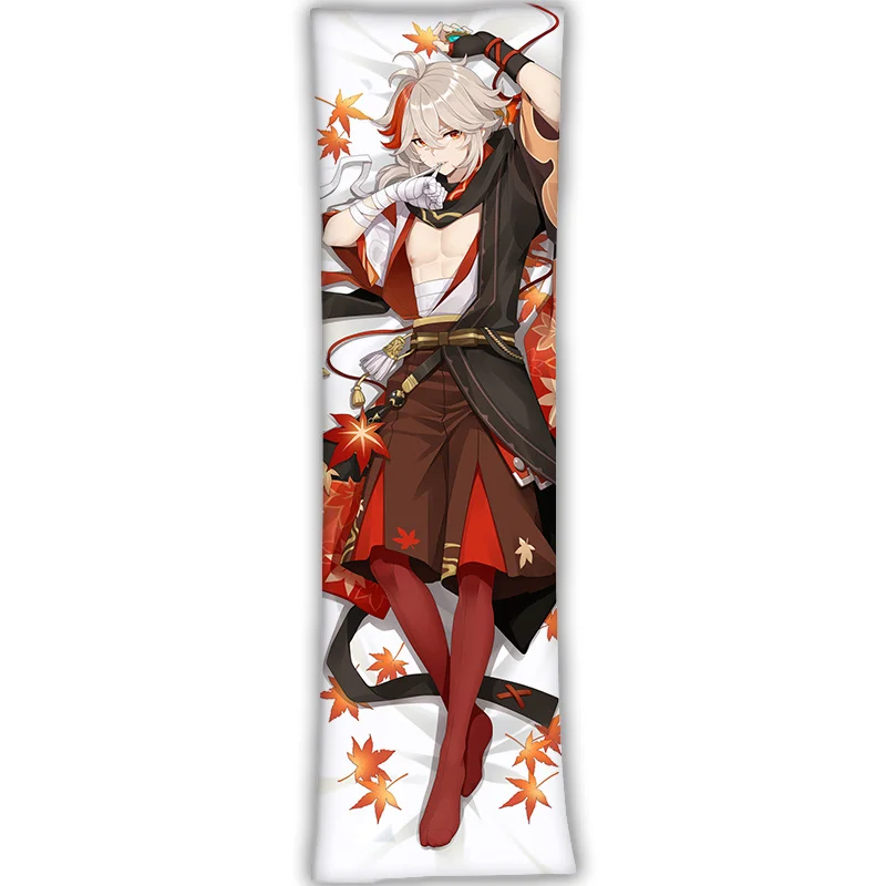 

Game Genshin Impact Kaedehara Kazuha Dakimakura Pillow Case Cosplay Cartoon Kawaii Accessories