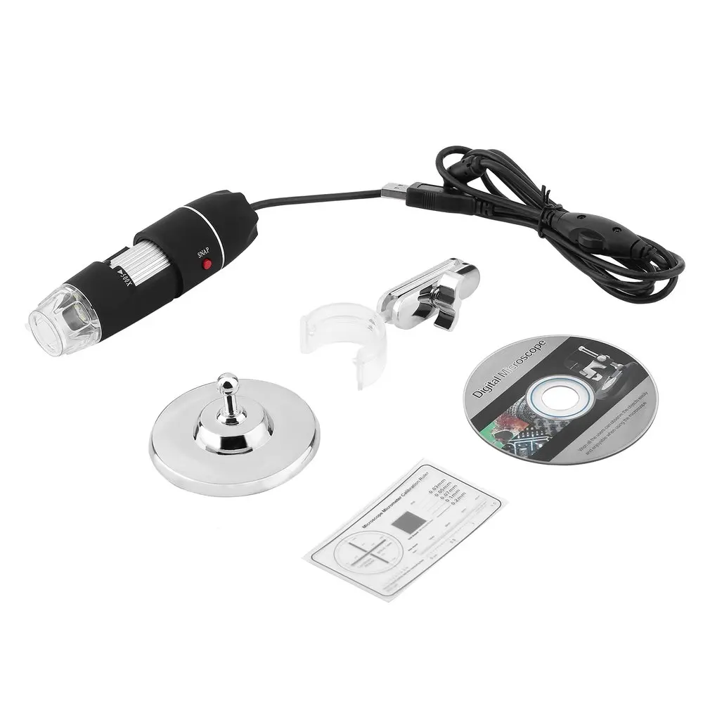 Практичная Электроника 5MP USB 8 светодиодный цифровой камера микроскоп Эндоскоп
