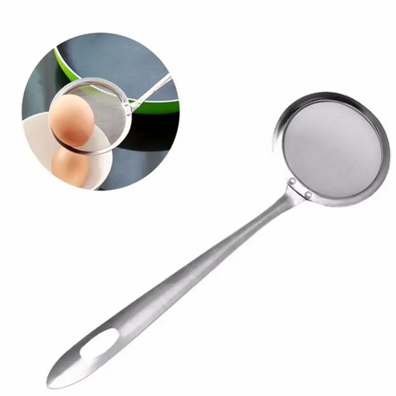 

Stainless Steel Mesh Skimmer Vegetable Residue Oil Mesh Colander Strainer
