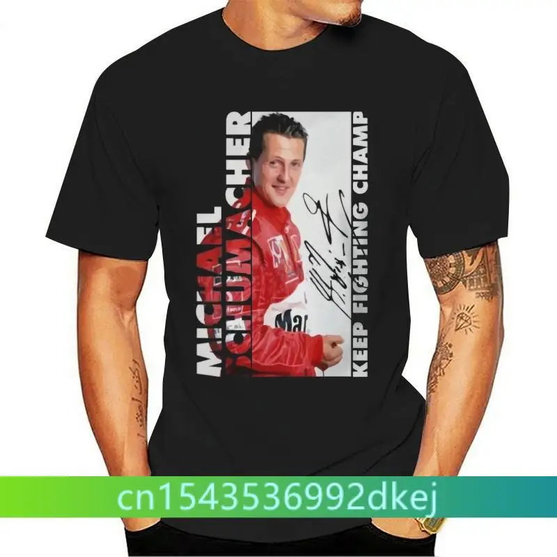 

Men tshirt MICHAEL SCHUMACHER KEEP FIGHTING Unisex T Shirt Printed T-Shirt tees top