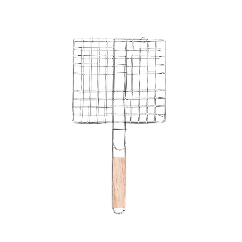 Двухслойная сетка для гриля портативная корзина барбекю на гриле рыбы с