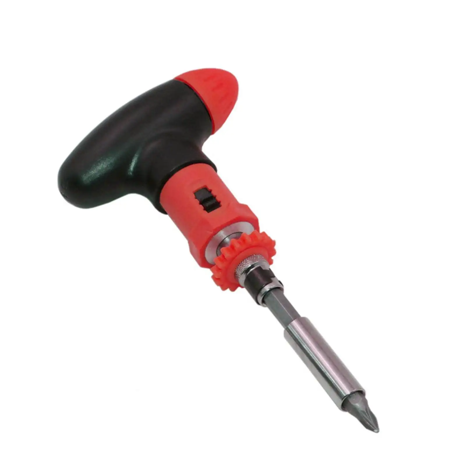 

T Style Screwdriver Set Adjustable 1/4in Hex Slotted Ratcheting Screwdriver Hand Tool Electric Screwdriver Home Work Tool