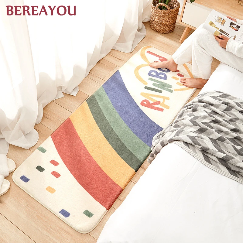 Скандинавские коврики мультяшный Детский ковер для дома спальни гостиной кухни