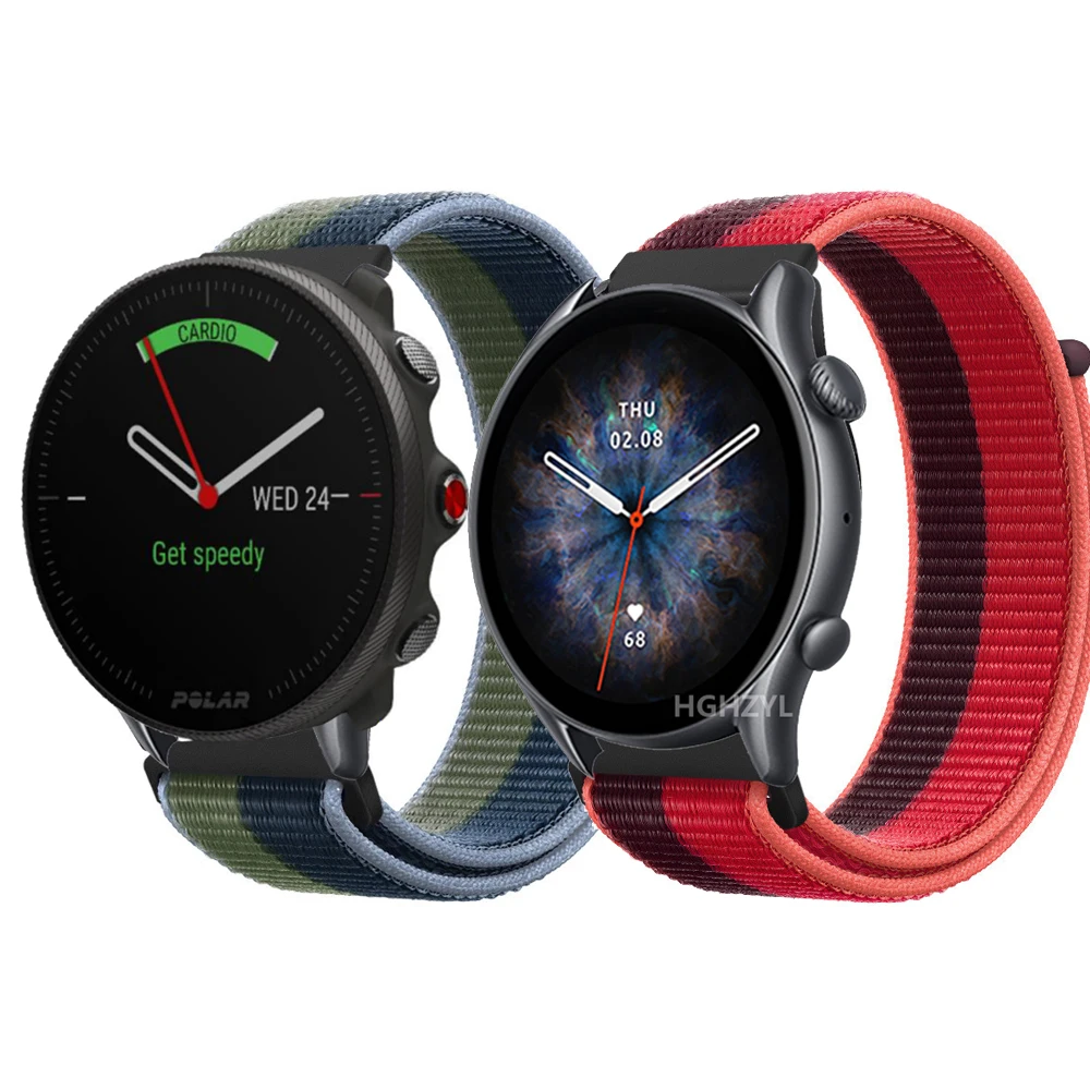 Ремешок нейлоновый для смарт-часов Polar Ignite/Vantage M M2 Grit X/Unite браслет Amazfit GTR3 Pro |