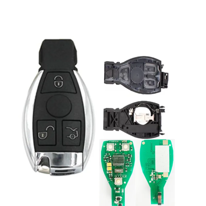 Автомобильный Дистанционный ключ с 3 кнопками 315 МГц 433 аксессуар для benz mercedes BGA NEC