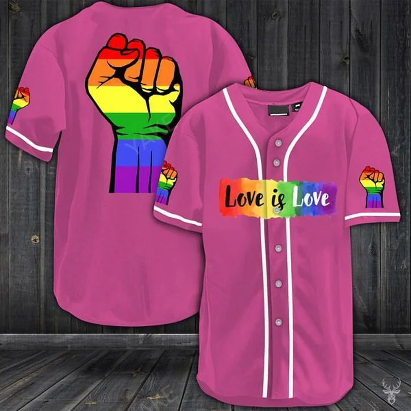 

2021 New Arrival Men's Shirt Baseball Shirt Summer Casual Short Sleeves Pink None-neck Oversize Big size