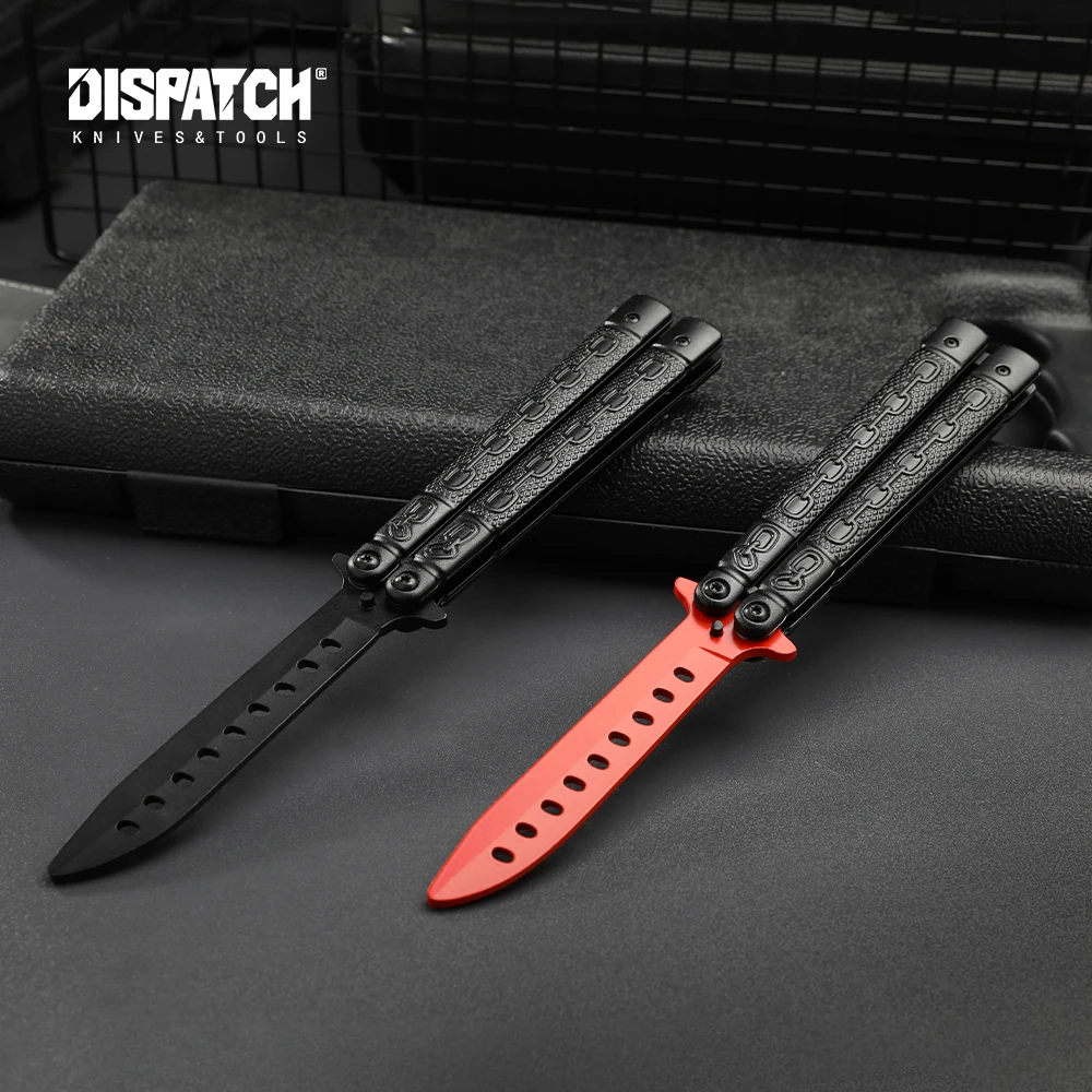 

Отправка Складная бабочка трансформер балисонг Карманный тренажер из нержавеющей стали уличный тренировочный инструмент