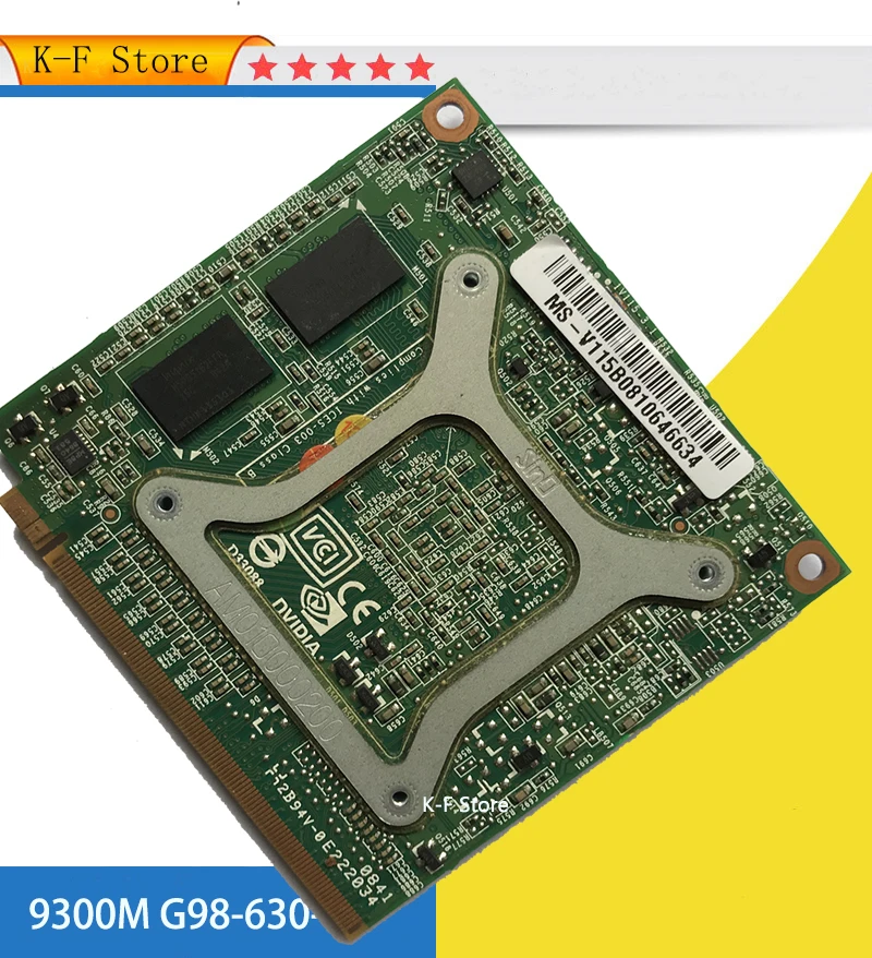 Графическая видеокарта для ноутбука Ace r Aspire 5520G 4630G 6930G 7720G 7730G NVIDIA GeForce 9300M GS 256MB