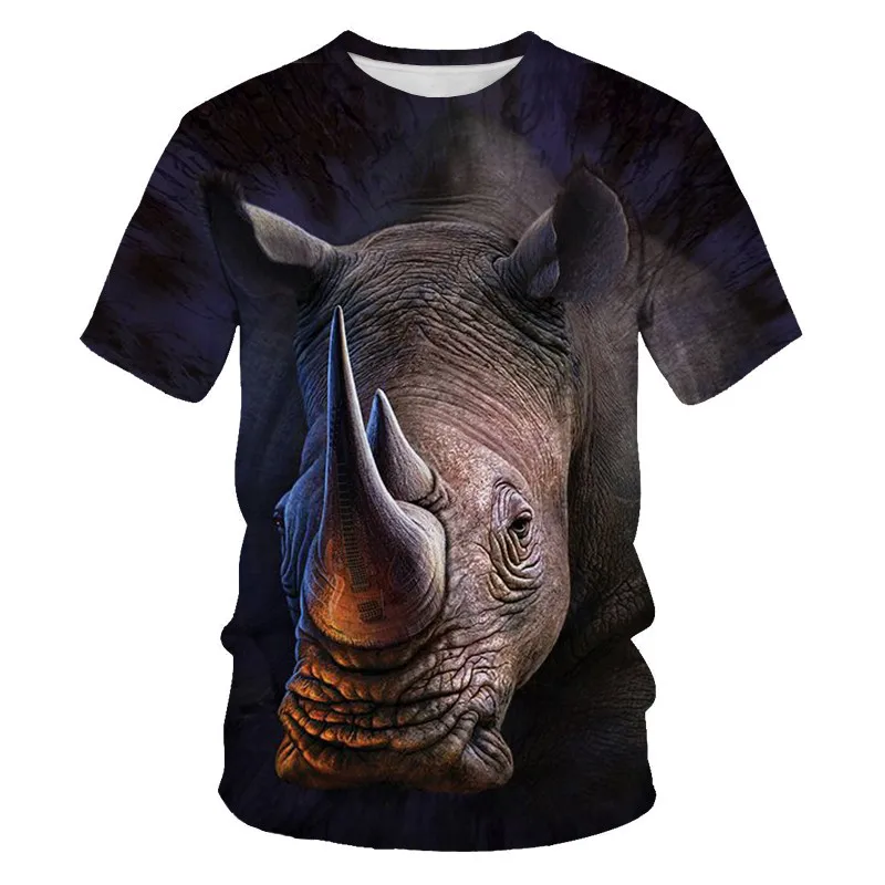 Животное носорог Объёмный рисунок (3D-принт) пальто с принтами животных боксеры