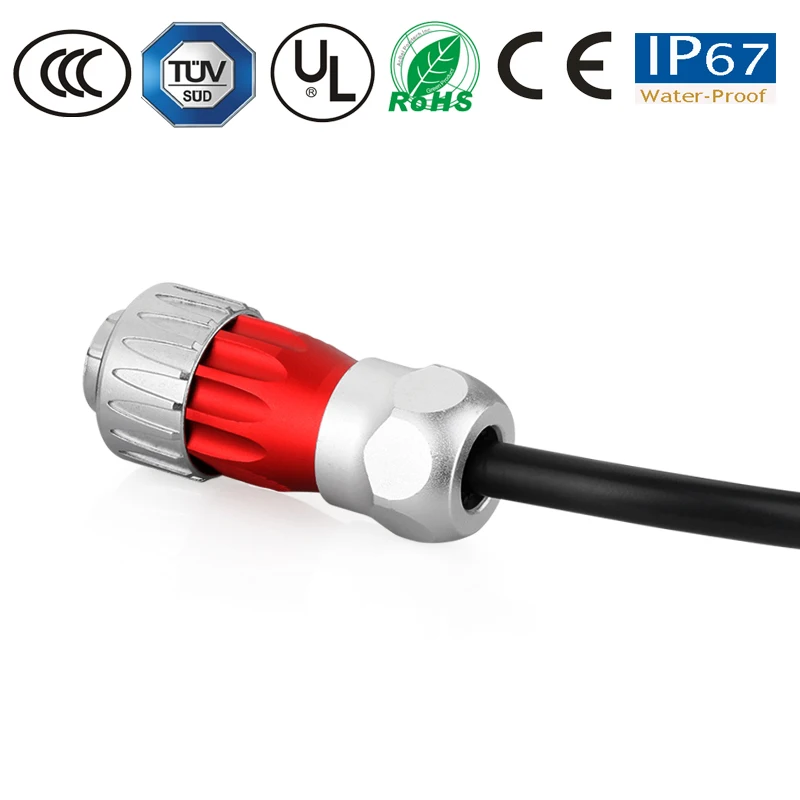 Водонепроницаемый Штекерный разъем фоторазъем 4 контакта