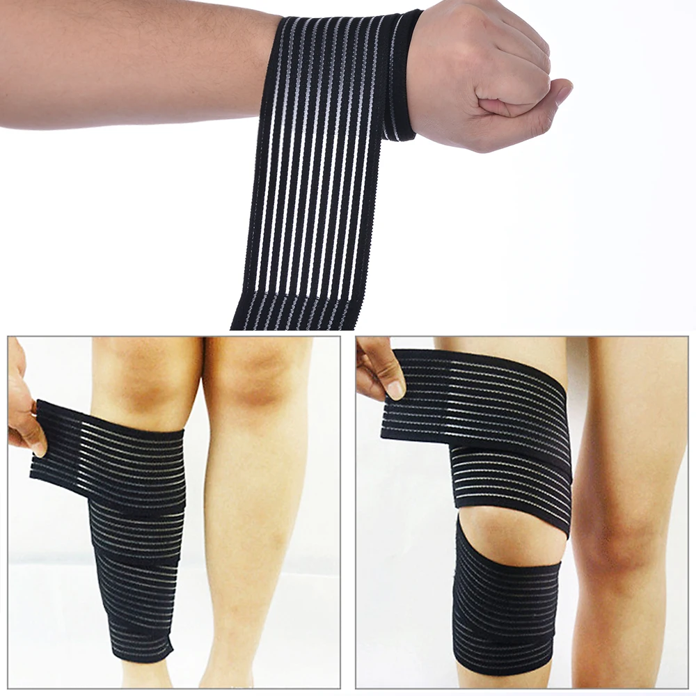 1 шт. поддержка колена для спорта высокая эластичная повязка компрессионная