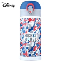 ddisney stainless steel childrens insulated cups creative portable water bottle cartoon mickey students drink straight bottles