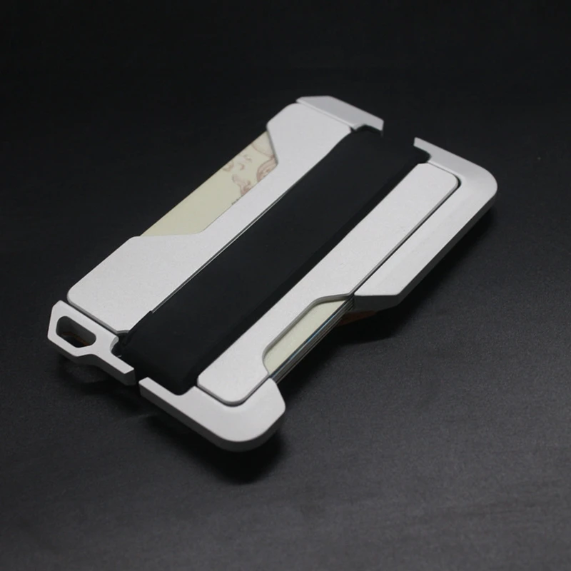 Кошелек EDC с металлическим зажимом алюминиевый металлический RFID держатель для