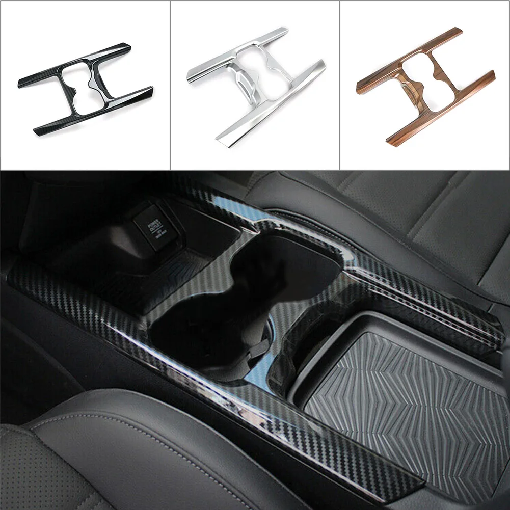 

Автомобильный держатель стакана для воды и напитков, обшивка, рамка ABS для Honda CR-V 5th 2017 2018 2019 CRV 17 18 19