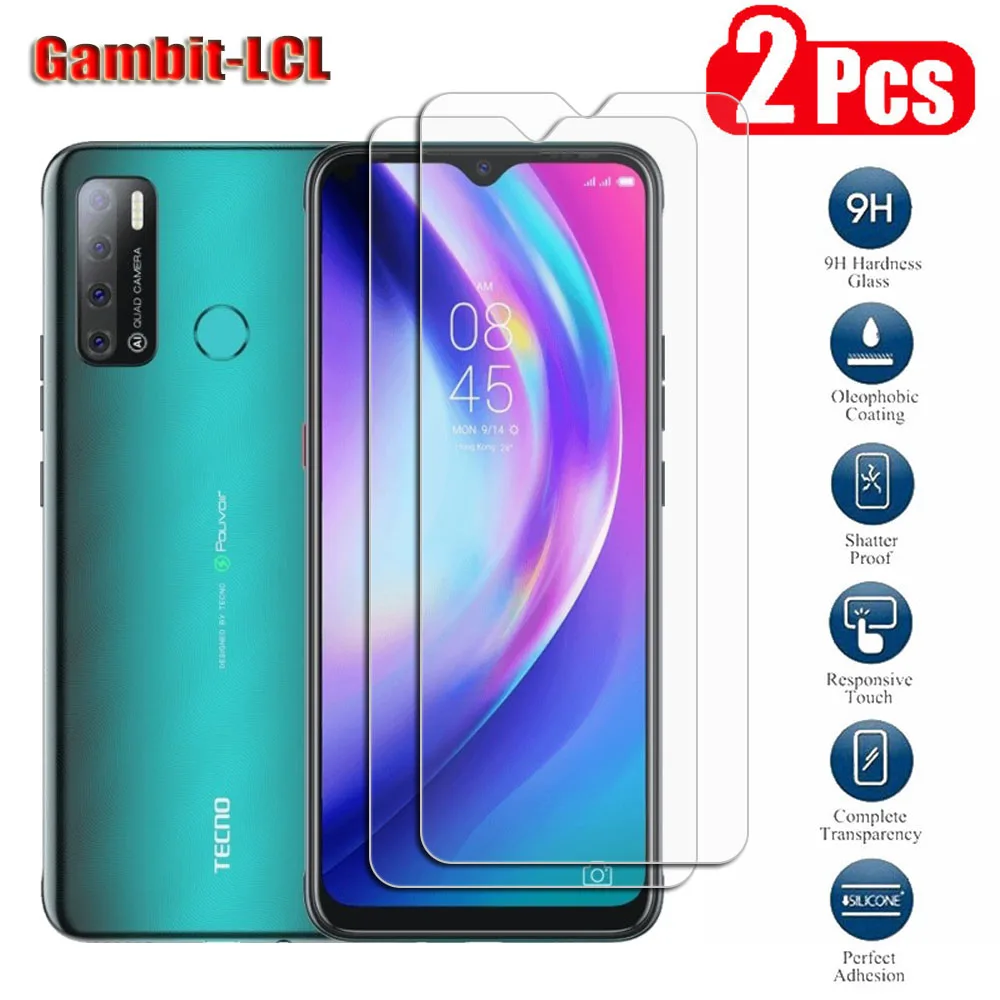 Оригинальное защитное закаленное стекло 2 шт. для Tecno Power 4 Pro 7 дюймов Pouvoir4 4Pro LC7