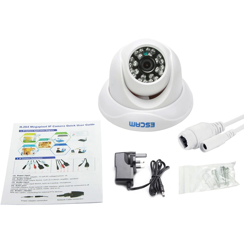 QD500 Wifi ip камера ONVIF 720P HD инфракрасное ночное видение Водонепроницаемая Сетевая