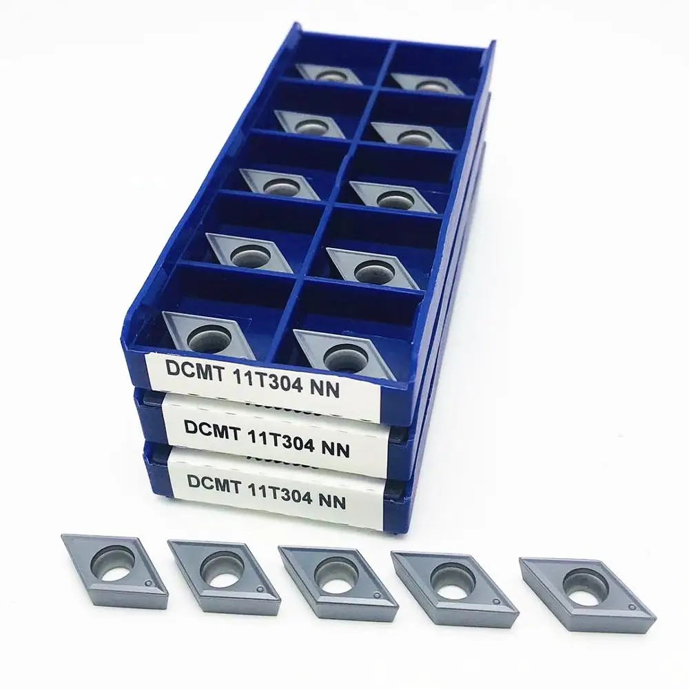 

Токарная вставка DCMT11T304 NN LT10 внутренняя твердосплавная вставка с ЧПУ Режущий инструмент DCMT 11T304 токарный инструмент DCMT токарный инструмент