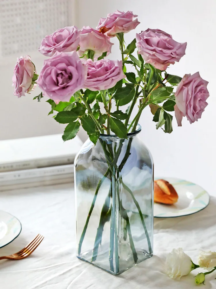 Декоративные аксессуары для гостиной стеклянная ваза с лазерной симфонией