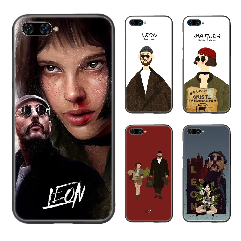 Чехол для телефона Leon и Matilda Корпус Корпуса HUAWEI honor 8 8c 8a 8x9 9a 9x V10 MATE 10 20 I lite pro черный